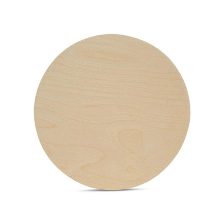 Wood Circles 8 inch, 1/4 Inch Thick, Birch Plywood Discs, Pack of 10 Unfinished Wood Circles for Crafts, Wood Rounds by Woodpeckers Woodpeckers