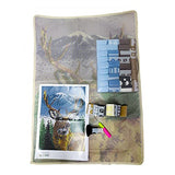ZFFLYH Deer Latch Hook Kit, DIY Large Latch Hook Kit for Adults 3D Printed Canvas Pattern Crochet Handcraft Embroidery Tapestry Hobby & Crafts ZFFLYH