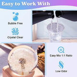 LET'S RESIN Casting Resin with Pumps, 1 Gallon Crystal Clear & Bubble Free Epoxy Resin for 1 Inch Deep Pour, High Gloss Resin Kit for DIY Art, LET'S RESIN
