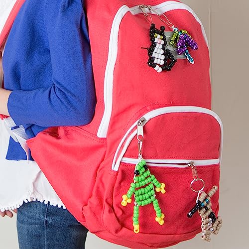 Made By Me Create Your Own Bead Pets by Horizon Group Usa, Includes Over 600 Pony Beads, 6 Key Rings, Storage Box & Much More Made By Me