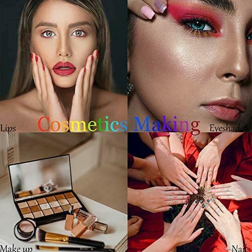 Mica Powder for Epoxy Resin - 20 Colors Shimmery Pigment Powder - Natural Mica Powder for Soap Making, Lip Gloss, Bath Bombs, Nail & Art Crafts, yesogreat