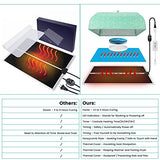 Resin Heating Mat with Cover Timer, Fast Resin Curing Mat, Epoxy Heater Silicone Heat Pad Drying Machine weishan