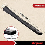 Shop-Vac 2PC 8011848 Car Cleaning Kit, 1-1/4 in. Diameter, Flexible Crevice Tool & Soft Auto Brush Shop-Vac