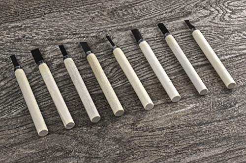 SE Wood Carving Chisel Set (8 PC.) - 773WC SE