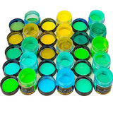 BALTIC DAY - Mica Powder, 60 x 5g Jars of Mica Powder for Epoxy Resin Set - Epoxy Resin Color Pigment Powder - Pigments for Soap Making, Candle, BALTIC DAY