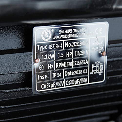 KAKA INDUSTRIAL Band Saw BS-712N, 4 step blade speeds Horizontal metal cut band saw with 1.5HP motor 115V and 230V Single phase KAKA INDUSTRIAL