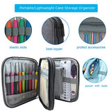 Weabetfu 102pcs Crochet Hooks Set Crochet Hook Kit with Case Ergonomic Crochet Needles for Arthritic Hands and Crochet Accessories Complete Crochet Weabetfu