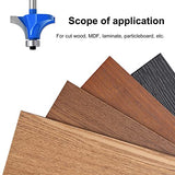 MEIGGTOOL 7Pcs 1/4"Inch Shanks Roundover Edging Router Bit Set,Round Radius: 1/2",3/8",5/16",1/4",7/32",3/16",1/8" MEIGGTOOL