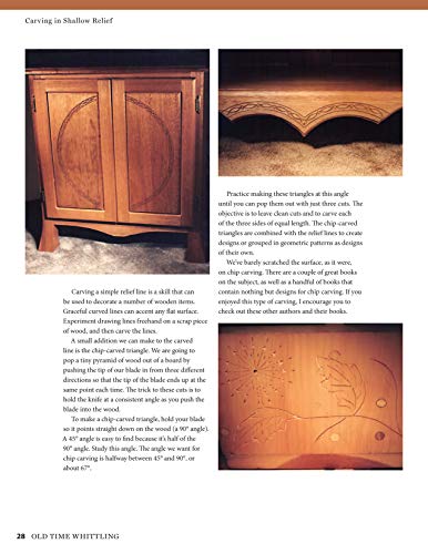 Old Time Whittling: Easy Techniques for Carving Classic Projects (Fox Chapel Publishing) Beginner-Friendly Guide to an Old-Fashioned Craft; Whittle a Design Originals