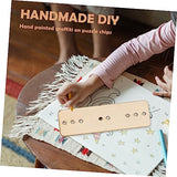 CORHAD 5 Sets Doodle Puzzle Wood Chips Kids Educational Toys Interactive Toys DIY Wooden Chips Graffiti Wooden Chips Wood Decor Toy for Kids Fine CORHAD