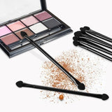 JOCEMY 30 PCS Professional Disposable Dual Side Sponge Eyeshadow Brush, Double Head Eye shadow Brushes Makeup Applicator Cosmetic Tools(Length: 12 JOCEMY