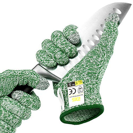 Glove Station Ultra Durable Series Cut Resistant Gloves - Cutting Gloves for Chefs, BBQ and Cooking - Level 5 Protection; Food Grade Safe Cut Proof Glove Station