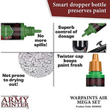 The Army Painter - Warpaints Airbrush Mega Paint Set & Airbrush Paint Thinner Bundle - Non-Toxic Water Based Acrylic Airbrush Paint Set, Flow The Army Painter