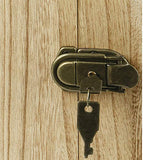 Ikee Design Wall Mounted Collectible Display Shelves Case Shadow Box with a Lock and Key and Tempered Glass Top for Displaying Your Valuable and Ikee Design