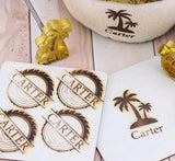 Customizable Brass Coconut Branding Iron for Unique Personalised Stamping TPFOON