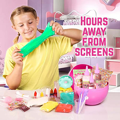 GirlZone Cakes & Sweet Treats Slime Egg, Fun Clay and Slime Kit to Make Slime for Girls and Slime Butter, for Girls 8-12 and DIY Slime - WoodArtSupply