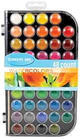 Sargent Art Watercolor Cakes, Assorted, 1 count (pack of 1) Sargent Art