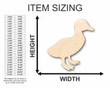 Unfinished Wood Walking Duck Shape - Animal - Wildlife - Craft - up to 24" DIY 6" / 1/4" 24 Hour Crafts