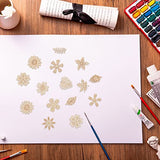 TOYANDONA 200pcs DIY Graffiti Wood Chips Wood Cutouts for Crafts Unfinished Wood Cutouts Wooden Shapes to Paint Flowers Fall Leaves for Crafts TOYANDONA