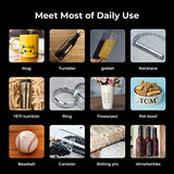 xTool RA2 Pro for xTool P2, S1, D1 Pro, F1, M1 and Most Laser Engraver (with Riser), Jaw Chuck Rotary, Y-axis Rotary Roller Engraving Module for xTool