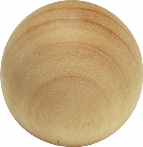 Hickory Hardware P180-UW 1-1/4-Inch Natural Woodcraft Unfinished Wood Cabinet Knob, Uned Wood Hickory Hardware