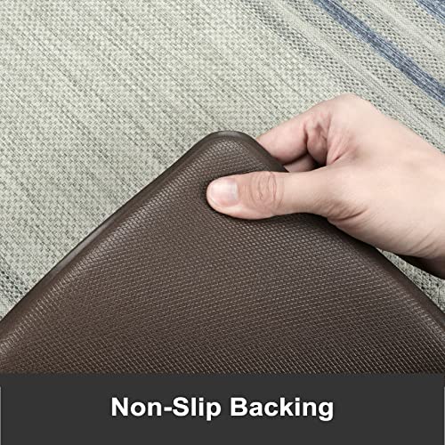 KIMODE Anti Fatigue Kitchen Mat 2PCS,Non-Skid Waterproof Kitchen Rugs,Farmhouse Kitchen Mat for Floor,Cushioned Comfort Foam Standing Mat for KIMODE
