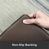 KIMODE Anti Fatigue Kitchen Mat 2PCS,Non-Skid Waterproof Kitchen Rugs,Farmhouse Kitchen Mat for Floor,Cushioned Comfort Foam Standing Mat for KIMODE