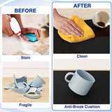 StepRite Kitchen Mats, 2PCS Kitchen Rugs, Cushioned Anti Fatigue Kitchen Mats for Floor, Non-Slip Standing Desk Mat, Waterproof Kitchen Rug Set for StepRite