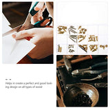 MILISTEN Woodburning Tool 1 Set Wood Burning Kit, 53 Pcs Soldering Iron Tips and Burning Stippling Tips Replacement with Box for Milisten