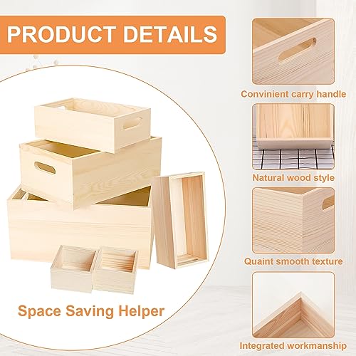  Voittozege 12-Pack Square Wood Box Wood Box Centerpiece for  Crafts Unfinished Small Wooden Boxes 3.5 Inch Storage Organizer Craft  Rustic Box for DIY Craft Collectibles Home Venue Decor Succulents