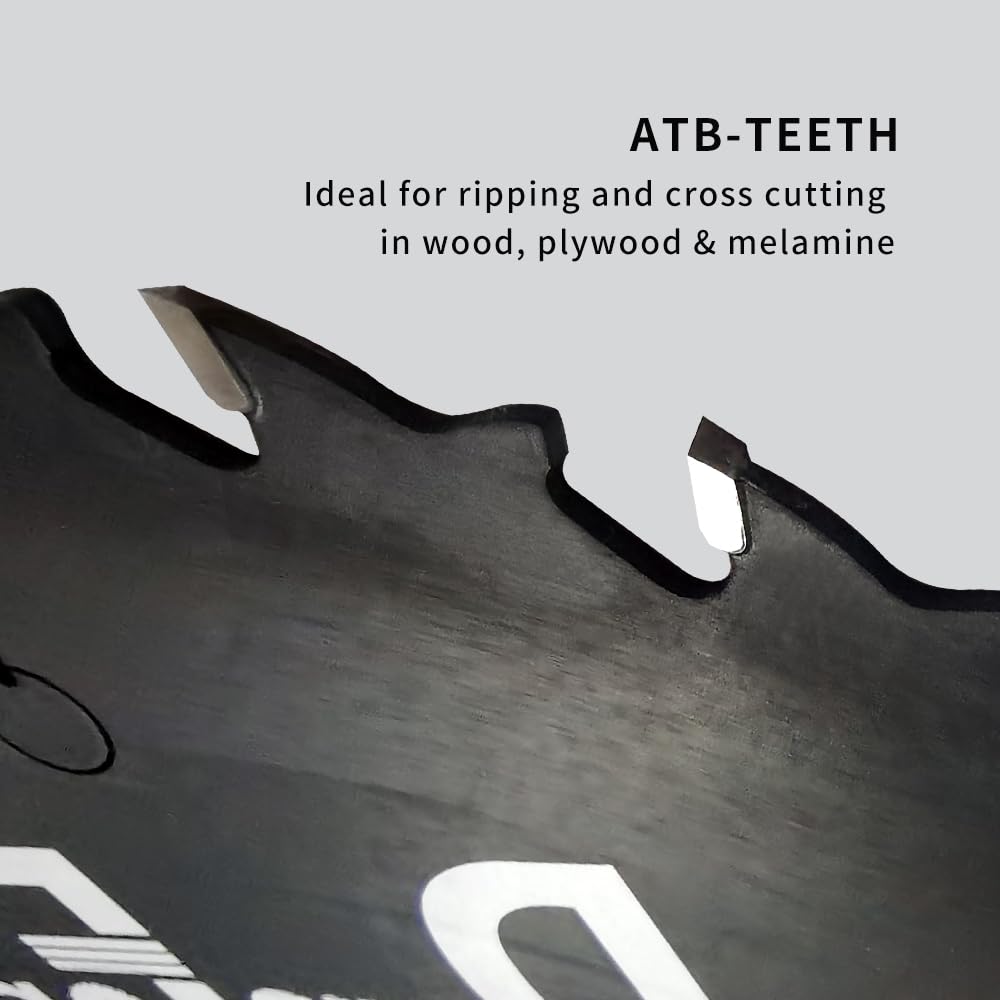 DuraForce 12-Inch 60-Tooth Professional Finish ATB Saw Blade with DuraGuard Anti-Stick for Miter and Table Saws (DF1200SP60) DURAFORCE