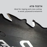 DuraForce 12-Inch 60-Tooth Professional Finish ATB Saw Blade with DuraGuard Anti-Stick for Miter and Table Saws (DF1200SP60) DURAFORCE