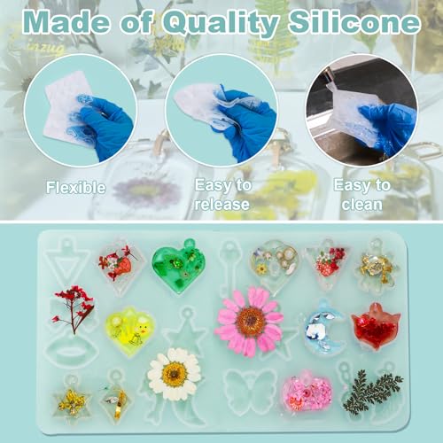 UV Resin 300g- VIDA ROSA Resin Crystal Clear Hard Ultraviolet Curing Epoxy  Resin for Jewellry Making Art Pendants, Earrings, Necklaces, Bracelets