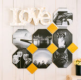 Unfinished Wooden Hexagon Blanks 10-inch, Pack of 2 Hexagon Cutouts for Craft Wood Shapes and Honeycomb Decoration, by Woodpeckers Woodpeckers