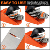 JORGENSEN 3-1/2" Mini Wood Planer, Mini Hand Planer for Woodworking, Block Plane, Small Hand Plane for Trimming, Wood Planing, Craft - Small Wood Jorgensen