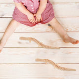 Wooden Crafts to Paint Unfinished Wooden Wiggly Lizard 10pcs Jointed Flexible Wooden Lizard Animal Model Crafts for Birthday Party Supply Wood Lizard ibasenice