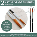 Watercolor Paint Set with 48 Premium Colors, 2 Artist Paint Brushes, 20-Sheet Paper Pad, Bonus Watercolor eBook Vivart