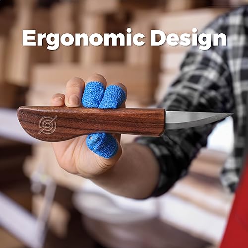Schaaf Wood Carving Tools Knife Kit | Wood Carving Kit Includes Detail Whittling Knife, Sloyd Carving Knife, Spoon Carving Knife, Basswood Carving Schaaf Wood Carving Tools