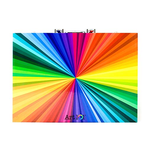 Art 101 USA Ultimate Scratch Art Combo Kit with 41 Pieces in a Colorful Carrying Case, Multi Art 101 USA