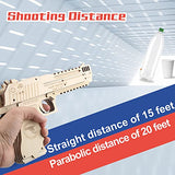 3D Wooden Puzzles, Desert Eagle Wood Gun Rubber Band Pistol Toys Machinery Model Best Gift Puzzle for Adults and Child VJOALIN