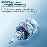 800W Compact Wood Router Tool, Handheld Palm Routers for Woodworking with 6 Variable Speed,Electric Trimmer Wood Router with 15pcs Router Bits,Wood MeiMeiDa