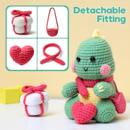 LIFEYJ Crochet Kit for Beginners,Beginner Crochet Kit for Adults Kids,Gifts for 5 6 7 8 9 10 Year Old Girl,Girls Toys Age 6-8,Teen Gift Birthday - WoodArtSupply