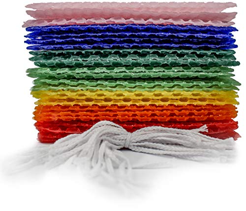 Make Your Own Hanukkah Beeswax Candles, Complete DIY Chanuka Candles Starter Kit (DIY 24 Candles) The Dreidel Company