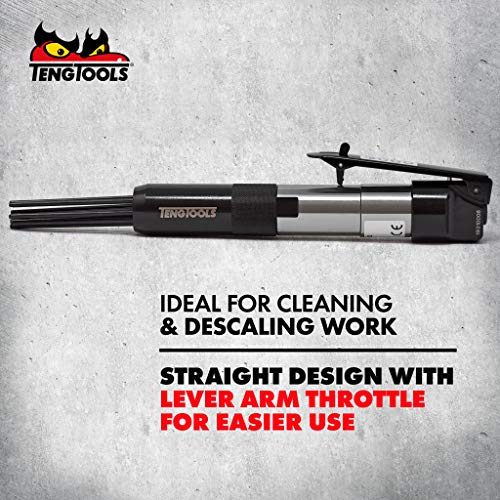 Teng Tools Straight Pneumatic Air Needle Scaler (For Removing Rust, Paint, Corrosion) - ARN12 Teng Tools