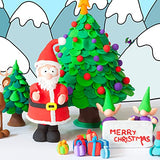 Air Dry Clay, 36 Colors Modeling Clay Kit with 3 Sculpting Tools, Magic Foam Clay for Kids and Adults, DIY Molding Clay Gift for Boys and Girls Exptolii