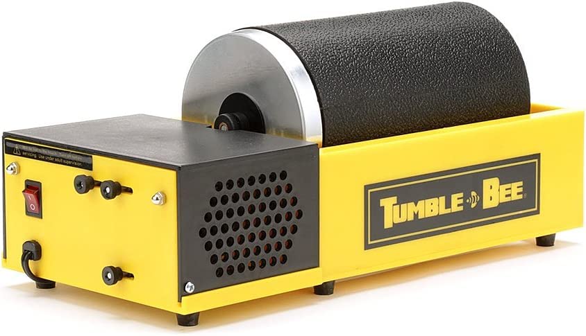 Tumble-Bee Rock Tumbler - Rotary Rock Tumbler for Polishing Stones, Rocks, Glass and Metals - Polishing Tool for Adults & Kids, Model TB-14, 1X4LB Tumble-Bee