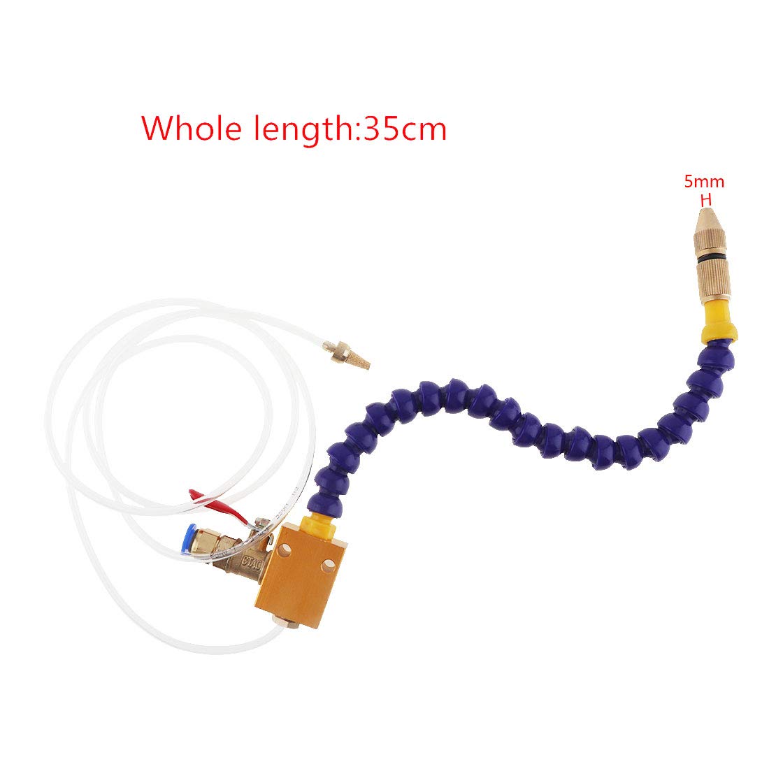 ChgImposs Mist Coolant Lubrication Spray System, Engraving Machine Metal Cutting Fluid Cooling Sprayer with Quick Insertion Diameter 8mm Air Pipe for ChgImposs