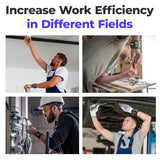 Magpie Magnetic Wristband - 10 Extremely Powerful Magnets for Holding Screws, Nails and Drill Bits, Made of Enhanced Nylon for Lightweight and MAGPIE