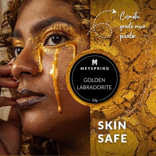 MEYSPRING Golden Labradorite Epoxy Resin Color Pigment - 50g - Mica Powder for Epoxy Resin MEYSPRING
