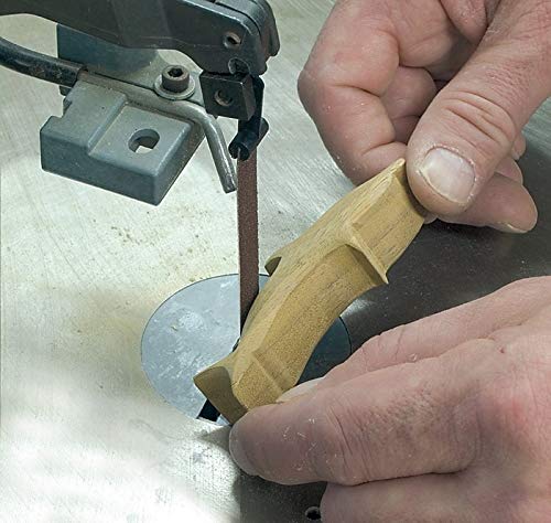 OLSON SAW SC91262BL Scroll Saw Sander with 1/4-Inch Wide Assorted Grits, 4-Pack Olson